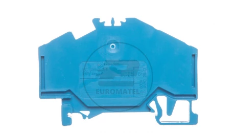 Złączka 3-przewodowa 4mm2 niebieska 281-651 /100szt./