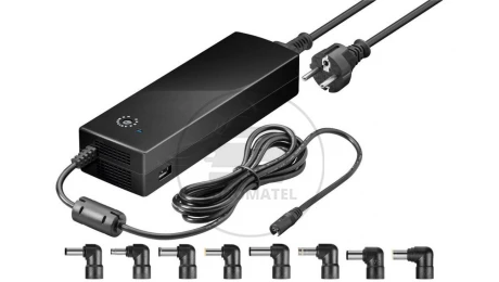 Zasilacz uniwersalny do laptopa 150W 230V 12-24V 8,5A /9 wtyczek/ 55004