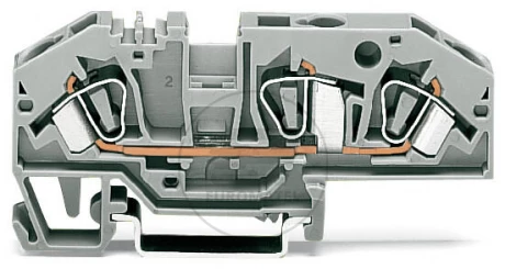 Złączka 3-przewodowa 6mm2 szara 282-699 /25szt./