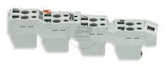 Wtyczka do serii 753 10A 300V jasnoszara 753-110