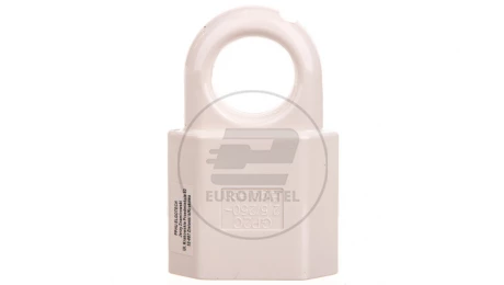 Gniazdo przenośne z uchwytem b/u Euro 2,5A 250V białe GP2C