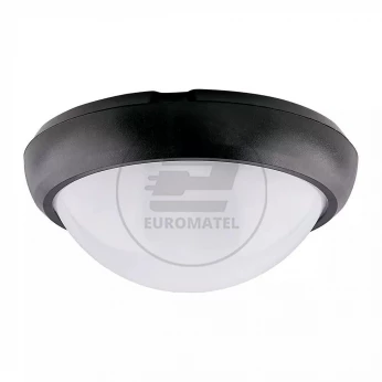 Plafon V-TAC 8W Okrągły Czarny IP66 VT-8014 6400K 560lm