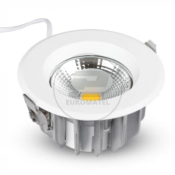 Oprawa 20W LED V-TAC COB Downlight Okrągły A++ 120lm/W VT-26201 6000K 2400lm