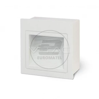 Oprawa schodowa LED V-TAC 3W LED Kwadrat Biała 230V VT-1143 4000K 100lm