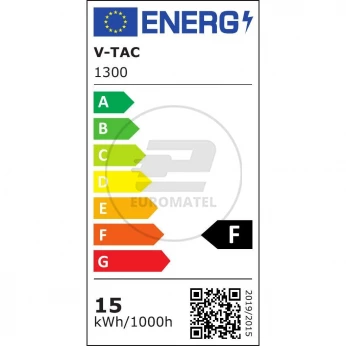 Oprawa Track Light LED V-TAC 15W 24st Biały VT-4615 6400K 1350lm 5 Lat Gwarancji