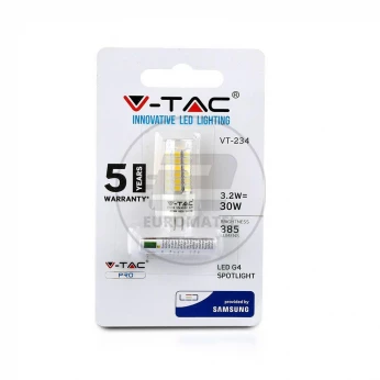 Żarówka LED VT-234 SAMSUNG CHIP 3,5W 3000K 385lm 131
