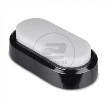 Plafon LED VT-8038 8W 6000K 560lm Czarny Owalny IP54 1310