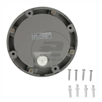 Oprawa Schodowa LED VT-1142 2W 4000K 60lm Okrągły Szary 1318