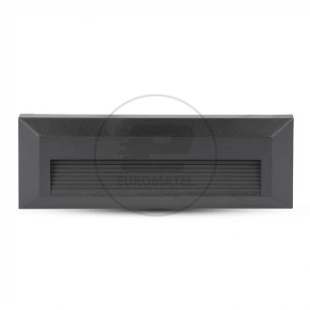 Oprawa Schodowa 3W LED V-TAC Czarny Prostokąt 230V IP65 VT-1162 3000K 110lm