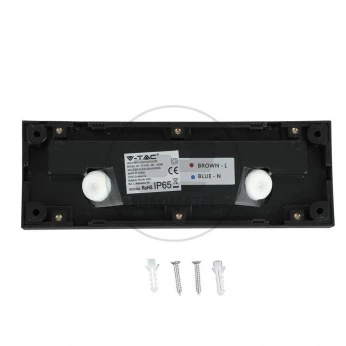 Oprawa Schodowa 3W LED V-TAC Czarny Prostokąt 230V IP65 VT-1162 3000K 110lm