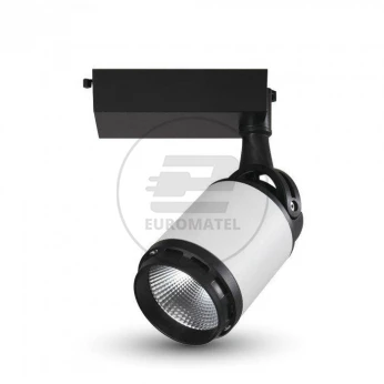 Oprawa Track Light LED V-TAC 25W 24st Czarny Biały VT-4528 6400K 2100lm