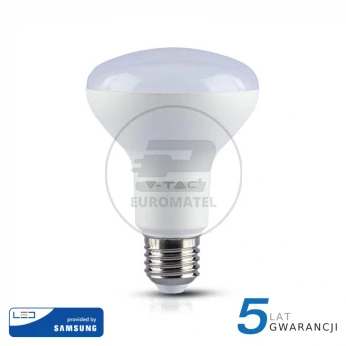 Żarówka LED VT-280 SAMSUNG CHIP 10W E27 R80 3000K 800lm A+ 120st. 135
