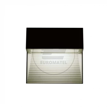 Oprawa Ścienna Elewacyjna 3W LED V-TAC Czarny Kwadrat 230V IP65 VT-1172 3000K 210lm