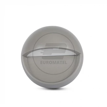 Oprawa Ścienna Elewacyjna 3W LED V-TAC Szara Okrągła 230V IP65 VT-1182 3000K 210lm