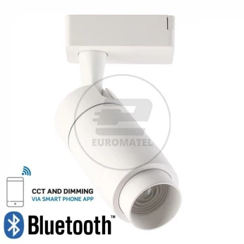Oprawa Track Light LED V-TAC 35W Biała Bluetooth Control Barwa 3w1 16-53st VT-7735 2800K 2350lm