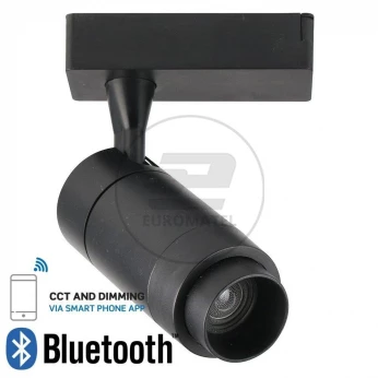 Oprawa Track Light LED V-TAC 35W Czarna Bluetooth Control Barwa 3w1 16-53st VT-7735 2800K 2350lm