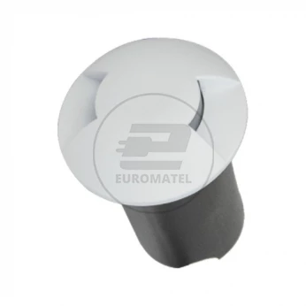 Oprawa Gruntowa 1W LED Biała 2-Stronna IP67 VT-1161 3000K 10lm