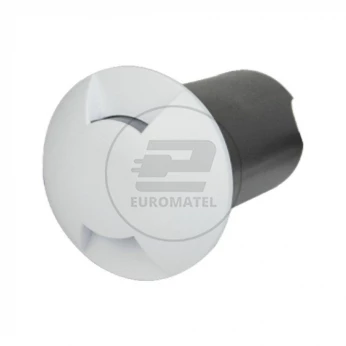 Oprawa Gruntowa 1W LED Biała 2-stronna IP67 VT-1161 6500K 10lm