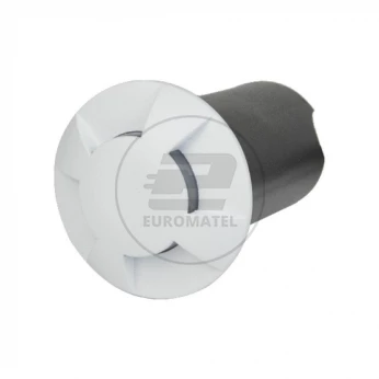 Oprawa Gruntowa 1W LED Biała 4-stronna IP67 VT-1171 6500K 10lm