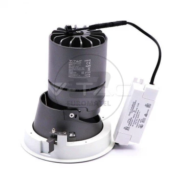 Oprawa LED Downlight V-TAC 15W COB CREE CRI95+ UGR19 24st VT-2916 3000K 1000lm 5 Lat Gwarancji