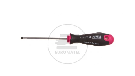 Wkrętak płaski nieizolowany 4x0,8mm, dł ostrza 100mm 4052.004