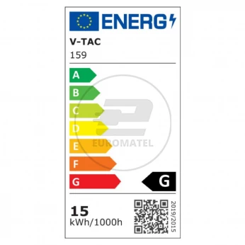 Żarówka LED VT-215 SAMSUNG CHIP 15W E27 A65 3000K 1250lm A+ 200st. 159