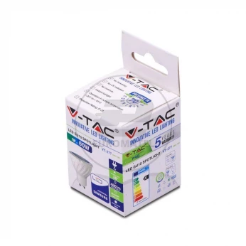 Żarówka LED VT-277 SAMSUNG CHIP 7W GU10 4000K 480lm A+ 38st. 166