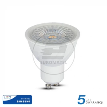 Żarówka LED VT-247 SAMSUNG CHIP 6,5W GU10 4000K 480lm A+ 110st. 193