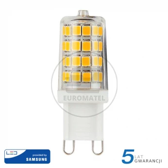 Żarówka LED VT-204 SAMSUNG CHIP 3W G9 6400K 300lm A+ 300st. 248