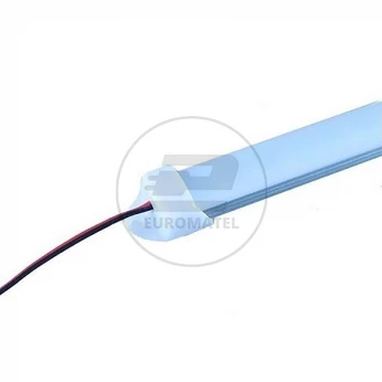 Sztywna Listwa LED V-TAC 144LED SMD4014 (1m Pasek + Profil + Klosz) VT-4014 6000K 1700lm