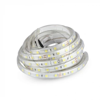 Taśma LED V-TAC SMD5050 600LED 24V IP65 RĘKAW VT-5050 3000K 500lm
