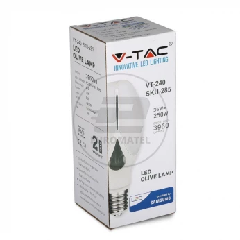 Żarówka LED VT-240 SAMSUNG CHIP 40W E27 4000K 3960lm 120st. 284