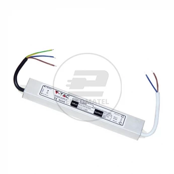 Zasilacz LED V-TAC 30W 12V 2,5A Metalowy Hermetyczny IP65 VT-22030