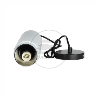 Oprawa V-TAC GIPS BETON GU10 Zwis Szary/Chrom VT-864 5 Lat Gwarancji