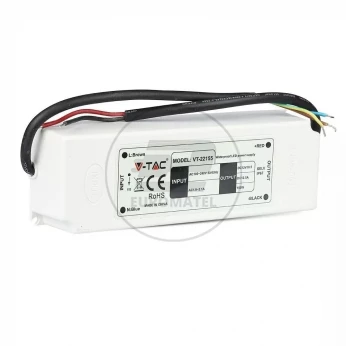 Zasilacz LED V-TAC 150W 12V 12.5A IP67 Hermetyczny Filtr EMI VT-22155 5 Lat Gwarancji