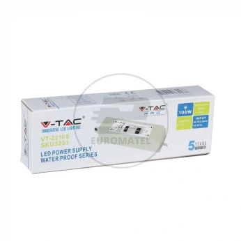 Zasilacz LED Slim VT-22105 100W 12V 8.3A IP67 3251