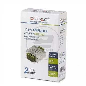 Wzmacniacz Taśm LED RGBW RGBW 12V-144W 24V-288W V-TAC VT-2408