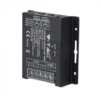 Sterownik Taśm LED RGB Radiowy 12V/24V 288W/576W RJ45 V-TAC VT-2420