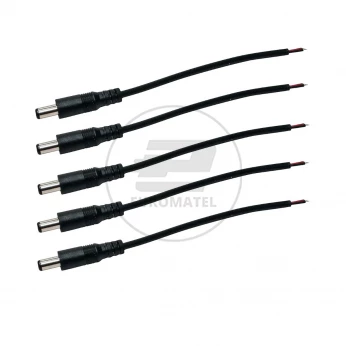 Konektor Złączka Taśm LED V-TAC Wtyczka Taśma-Zasilacz DC Jack 2,1mm (Opak. 5szt) V-TAC