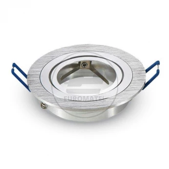 Oprawa punktowa Oczko 1xGU10 aluminiowa szczotkowane 3600