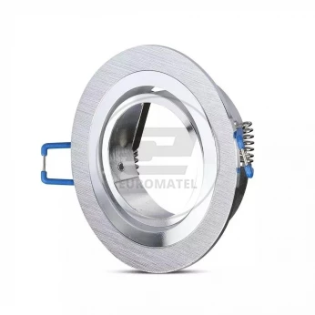 Oprawa punktowa Oczko 1xGU10 aluminiowa szczotkowane 3600