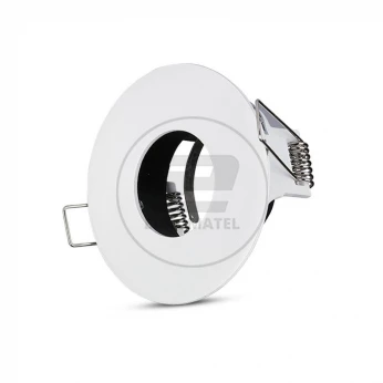 Oprawa Oczko V-TAC Aluminiowa Odlew GU10 mat Okrągła Biała 3611 VT-785