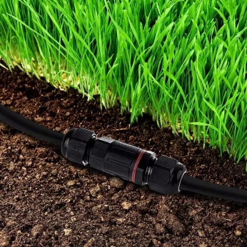 Złączka Mufa Hermetyczna Czarna IP68 V-TAC VT-792
