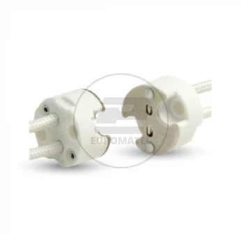 Oprawka GU5,3 Ceramiczna MR16 Przewód Siliconowy V-TAC VT-7889