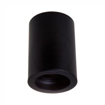Oprawa Aluminiowa GU10 Okrągła Natynkowa Czarny 142x100 3628