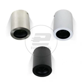 Oprawa Aluminiowa GU10 Okrągła Natynkowa Czarny 142x100 3628