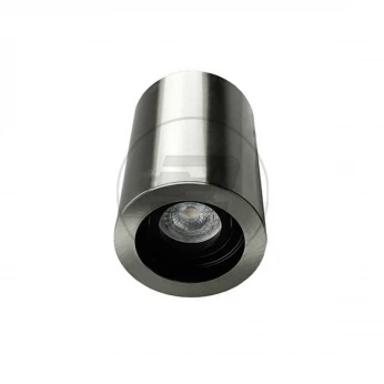 Oprawa V-TAC Aluminiowa GU10 Okrągła Natynkowa Tuba Satyna+Czarny 142x100 VT-796