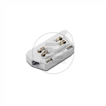 Łącznik Szynoprzewodu V-TAC Ukryty Track Light 3 fazowy Biały