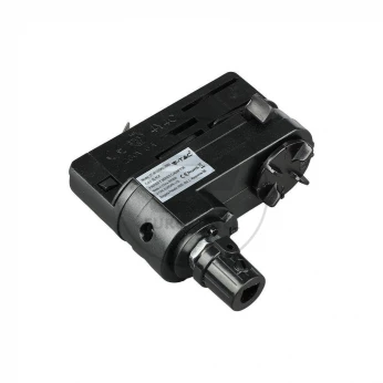 Adaptor Szynoprzewodu V-TAC Track Light 3 fazowy Czarny