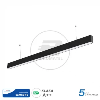 Oprawa Liniowa Zawieszana VT-7-40 SAMSUNG CHIP 40W 4000K 4000lm Czarna 5 Lat Gwarancji 374